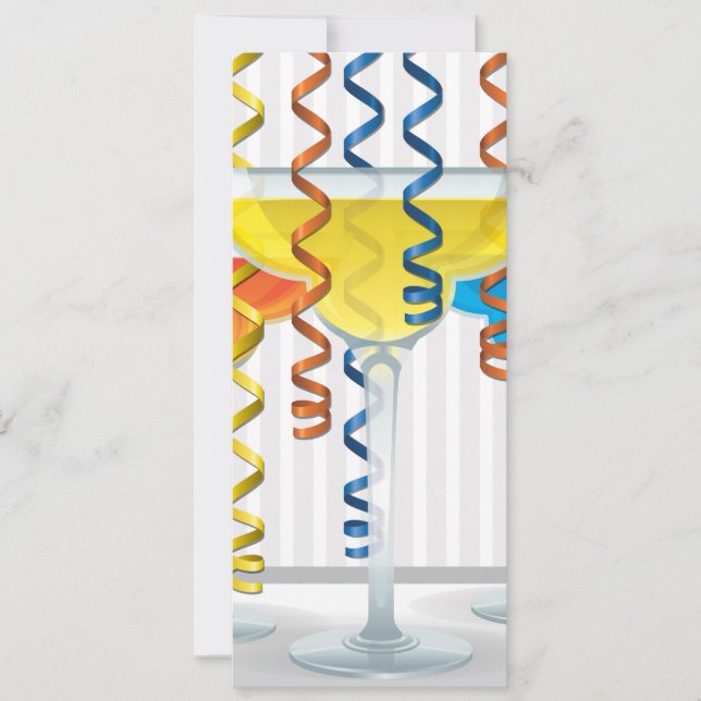 Heldere cocktail en lint (Voorkant)