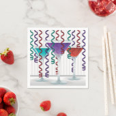 Heldere cocktail en lint servet (Insitu)