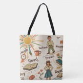 Heldere Dag Collage Tote Bag (Voorkant)