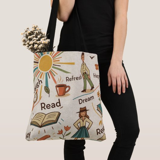 Heldere Dag Collage Tote Bag (Dichtbij)
