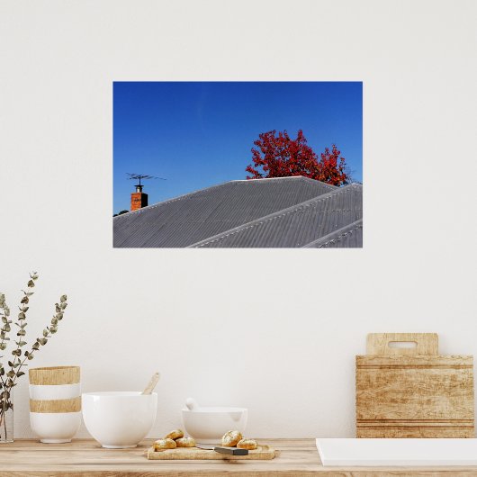 Heldere Dag Dakprint Poster (Keuken)