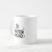 Heldere dagen na de winter koffiemok (Voorkant links)