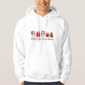 Heldere dagen, warme harten Kerst Kleding Design Hoodie (Voorkant)