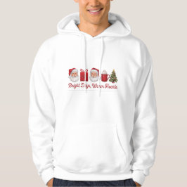 Heldere dagen, warme harten Kerst Kleding Design Hoodie