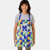 Heldere dansballonnen voor kinderen schort (Insitu)