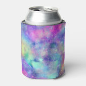 Heldere eenhoorn Galaxy, nachtprint. Blikjeskoeler (Blikje Voorkant)