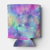 Heldere eenhoorn Galaxy, nachtprint. Blikjeskoeler (Achterkant)