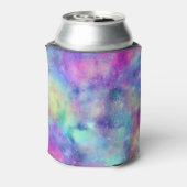 Heldere eenhoorn Galaxy, nachtprint. Blikjeskoeler (Blikje Achterkant)