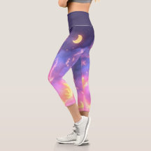 Heldere en bewolkte Yoga Capris