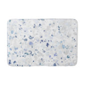 Heldere en blauwgrijze spatten badmat (Voorkant)