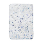 Heldere en blauwgrijze spatten badmat (Voorkant Verticaal)