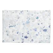Heldere en blauwgrijze spatten kussensloop (Achterkant-Links)