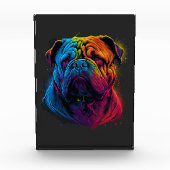 Heldere en fluffy Chinese Shar Pei-hond, Shar-Pei Fotoblokken (Voorkant)