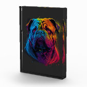 Heldere en fluffy Chinese Shar Pei-hond, Shar-Pei Fotoblokken (Rechts)