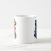 Heldere en fluffy Chinese Shar Pei-hond, Shar-Pei Koffiemok (Center)