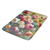 Heldere en gedurfde levendige bloemen badmat (Gekanteld)