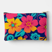 Heldere en gedurfde retro bloemen-dopamine stijl etui (Achterkant)