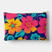 Heldere en gedurfde retro bloemen-dopamine stijl etui (Achterkant)