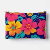 Heldere en gedurfde retro bloemen-dopamine stijl etui (Voorkant)
