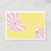 Heldere en gedurfde Retro rsvp-kaart Informatiekaartje (Achterkant)