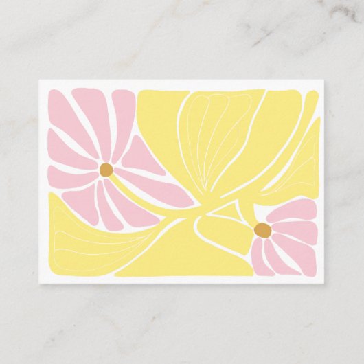 Heldere en gedurfde Retro rsvp-kaart Informatiekaartje (Achterkant)