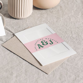 Heldere en gedurfde Retro Uitnodigingen Wikkel