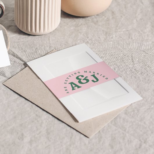 Heldere en gedurfde Retro Uitnodigingen Wikkel