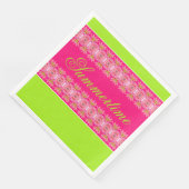 Heldere en grote zomertijd servet (Hoek)