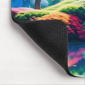 Heldere en kleurrijke buitenaardse bossen van Lumi Muismat (Hoek)