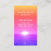 Heldere en kleurrijke Chakra-kleuren Visitekaartje (Achterkant)