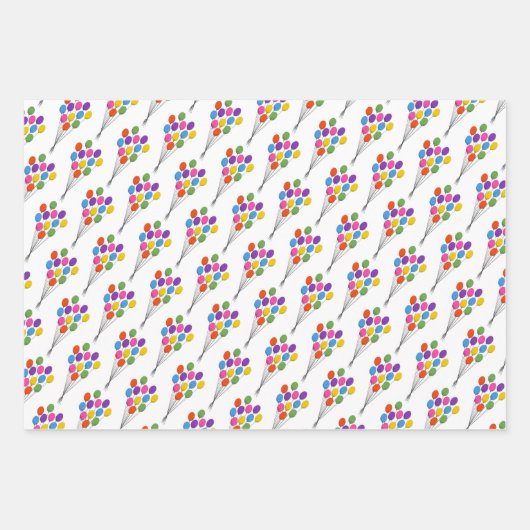 Heldere en Kleurrijke Gelukkige Verjaardag Inpakpapier Vel (Voorkant 2)