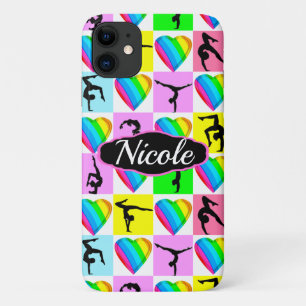 HELDERE EN KLEURRIJKE GEPERSONALISEERDE GYMNASTIEK Case-Mate iPhone CASE