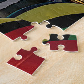 Heldere en kleurrijke hot-luchtballon, pc, Puzzle, Legpuzzel (Zijkant)