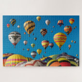 Heldere en kleurrijke hot-luchtballon, pc, Puzzle, Legpuzzel (Horizontaal)