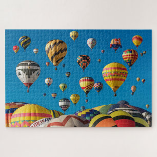 Heldere en kleurrijke hot-luchtballon, pc, Puzzle, Legpuzzel