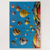 Heldere en kleurrijke hot-luchtballon, pc, Puzzle, Legpuzzel (Verticaal)
