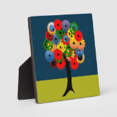 Heldere en kleurrijke mechanische versnellingsboom fotoplaat (Voorkant)