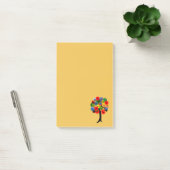 Heldere en kleurrijke mechanische versnellingsboom post-it® notes (Kantoor)