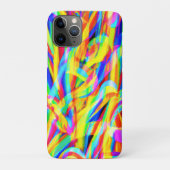 Heldere en kleurrijke neonpatroonkunst Case-Mate iPhone case (Achterkant)