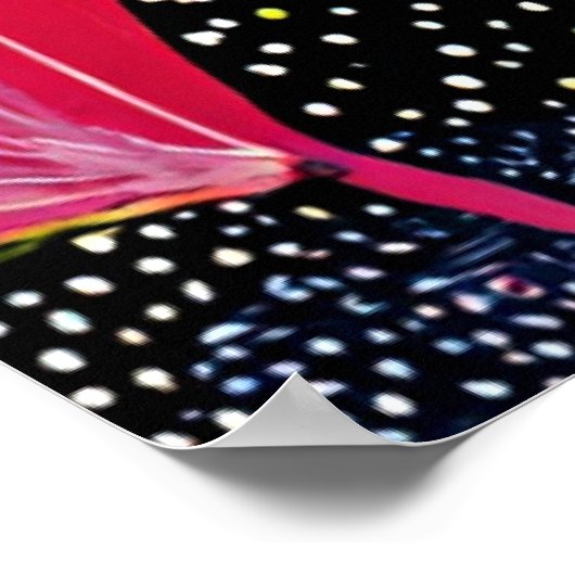 Heldere en kleurrijke Oerwoud kunst Poster (Hoek)