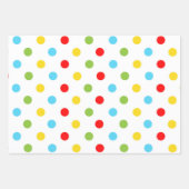 Heldere en kleurrijke poka Dots Inpakpapier Vel (Voorkant 3)