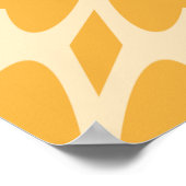 Heldere en kleurrijke vier harten ontmoeten elkaar poster (Hoek)