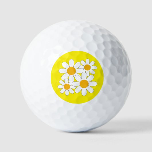 Heldere en Kordate Madelief Golfballen (Voorkant)