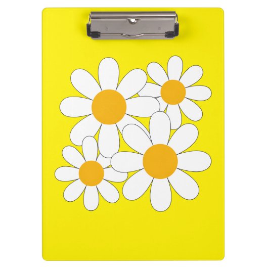 Heldere en Kordate Madelief Klembord (Voorkant)