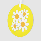 Heldere en Kordate Madelief Ornament (voorkant)