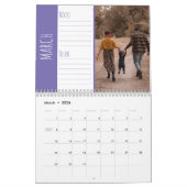 Heldere en leuke familiefoto's. Opmerkingen en tak Kalender (Mar 2026)