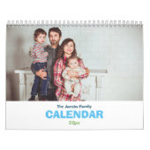 Heldere en leuke familiefoto's. Opmerkingen en tak Kalender (Hoes)