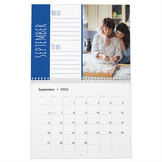 Heldere en leuke familiefoto's. Opmerkingen en tak Kalender (Sep 2026)