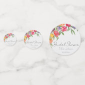 Heldere en Leuke Tulpen Bruidsmeisjesfeest Confetti (Voorkanten)