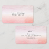 Heldere en minimale exotische stijl visitekaartje (Voorkant / Achterkant)